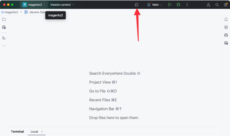 PHPStorm Xdebug Bug-Button