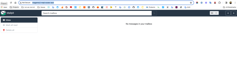 Mailpit UI